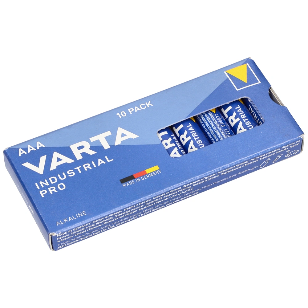 1,5V tartós elem AAA (mikro ceruza) VARTA 10 db-os bliszterben