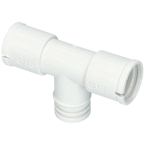 16/18 mm T-elágazó, átalakító, flexibilis kondenzvízcsőhöz (univerzális) klíma