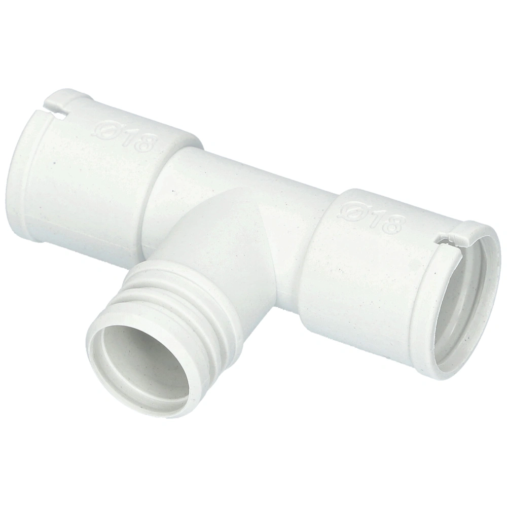 16/18 mm T-elágazó, átalakító, flexibilis kondenzvízcsőhöz (univerzális) klíma