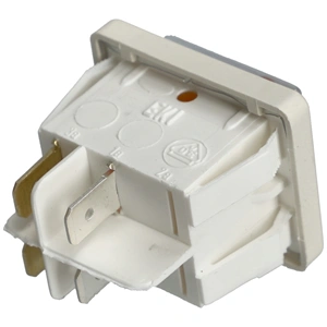 16A 36x29 / 31x21 mm Billenőkapcsoló, sárga, nagy, szögletes (univerzális) hűtőgép