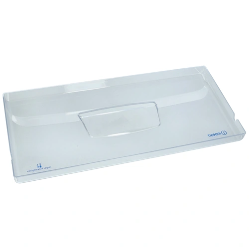 195X430MM Mélyhűtő rekesz ajtó (felső, eredeti) INDESIT BIAAA13 kombi hűtő