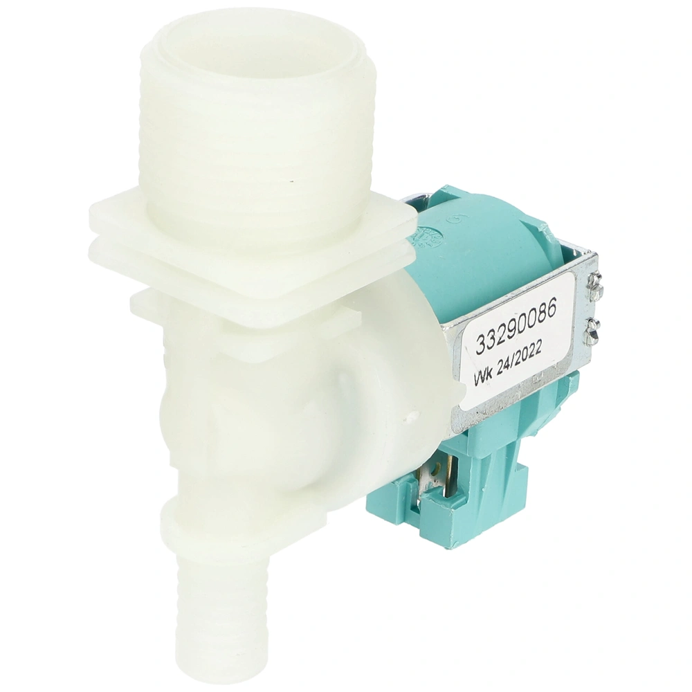 1 utas 12 mm 180° 220V Mágnesszelep ZANUSSI mosógép EURÓPAI GYÁRTMÁNY