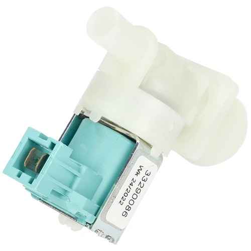 1 utas 12 mm 180° 220V Mágnesszelep ZANUSSI mosógép EURÓPAI GYÁRTMÁNY