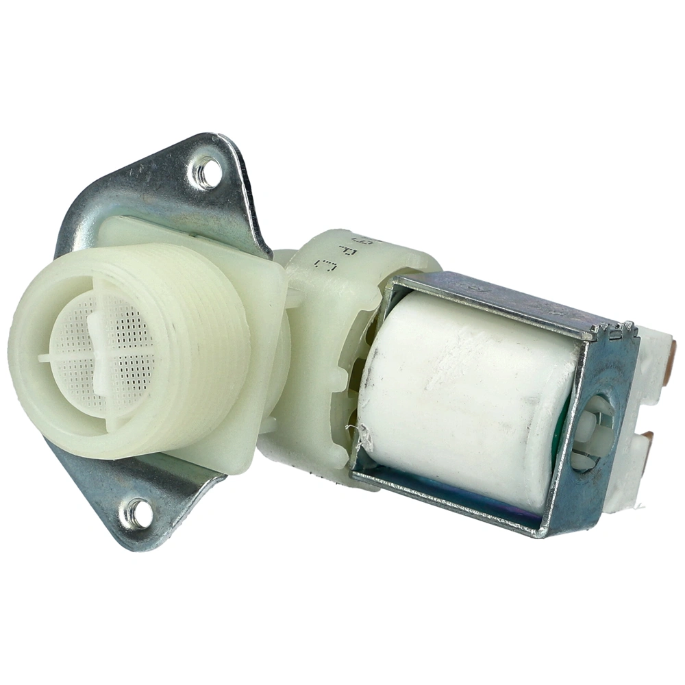 1 utas 15 mm 180° 220V Mágnesszelep (univerzális, TP) WHIRLPOOL, ELECTROLUX mosógép