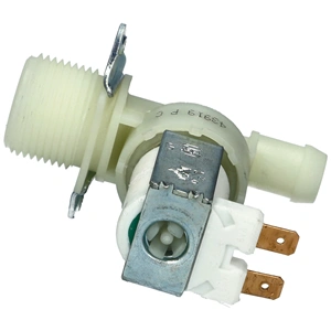 1 utas 15 mm 180° 220V Mágnesszelep (univerzális, TP) WHIRLPOOL, ELECTROLUX mosógép