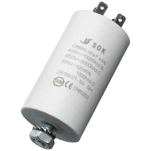 20 uF 500V Kondenzátor, sarus (univerzális)