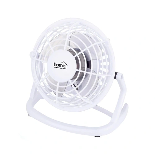 2,5W, 10cm asztali ventilátor, 1 fokozat, fehér, HOME TF 10 USB/WH