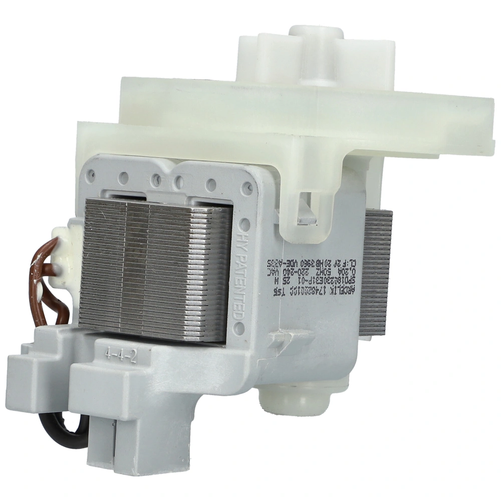 25W Szivattyú, ürítő, 3 körmös, hátul stekkeres (eredeti) ARCELIK-BEKO,BOSCH-SIEMENS, FAGOR mosogatógép