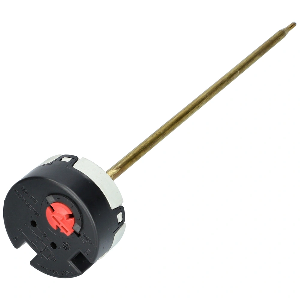 270 mm Hőfokszabályzó, kerek, tekerővel (univerzális) HAJDU, OLASZ új típusú bojler 