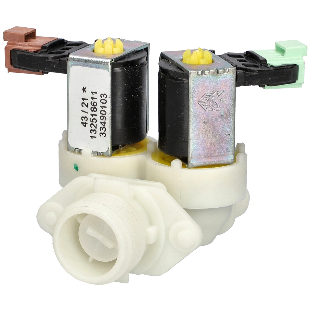 2 utas 12/14 mm 180° Mágnesszelep (eredetivel megegyező minőség) ZANUSSI mosógép