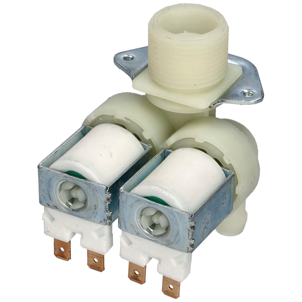 2 utas 12 mm 180° 220V Mágnesszelep (ELTEK/TP) GORENJE mosógép