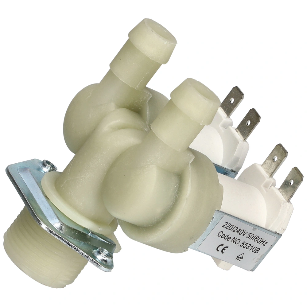 2 utas 15 mm 180° 220V Mágnesszelep (TP) HAJDU ENERGOMAT mosógép