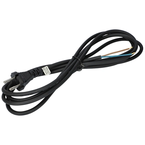 2x1 3m Hálózati kábel kéteres gumis