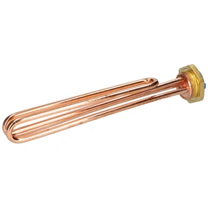 3000W Fűtőszál, réz + anódcsonk, hajlított, menetes, bojler