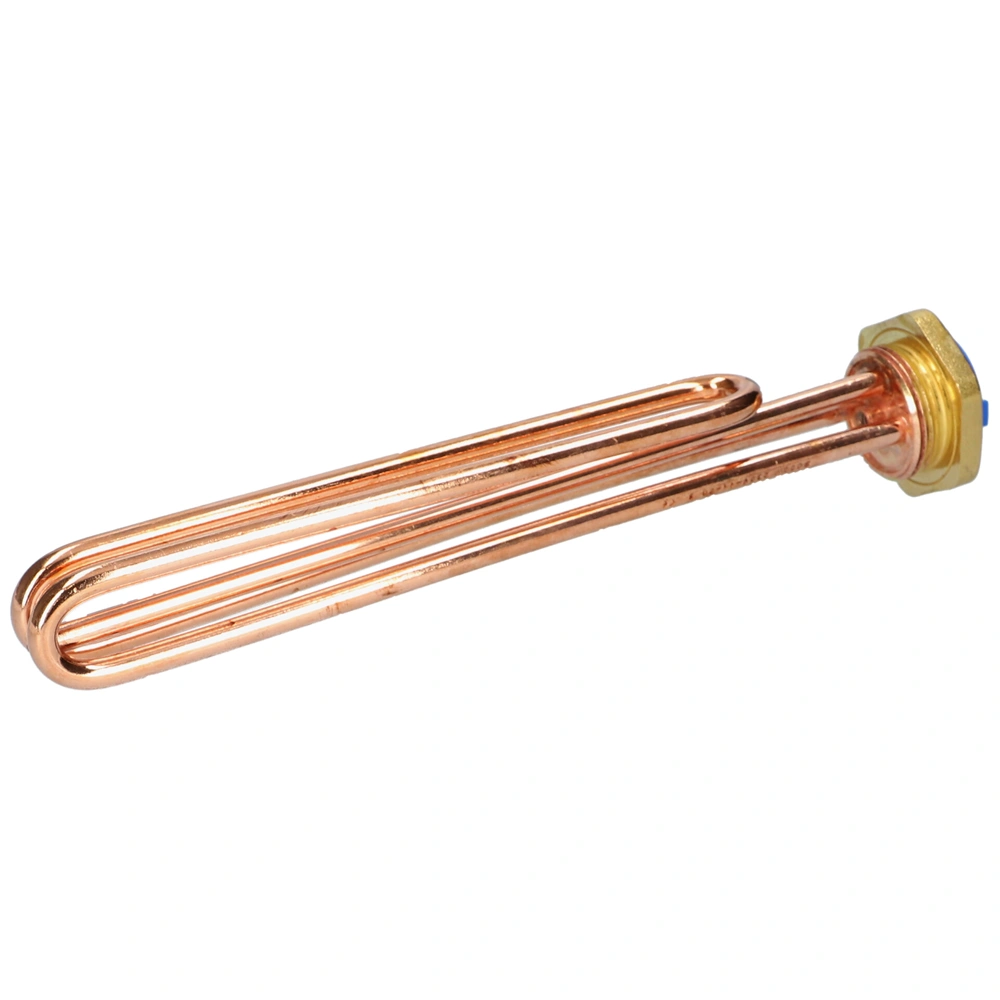3000W Fűtőszál, réz + anódcsonk, hajlított, menetes, bojler