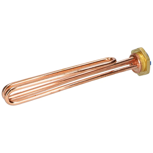 3000W Fűtőszál, réz + anódcsonk, hajlított, menetes, bojler