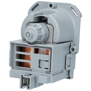 30W Szivattyú, üritő, 3 körmös, hátul stekkeres (utángyártott, ASKOLL M221 RS0665) AEG mosógép