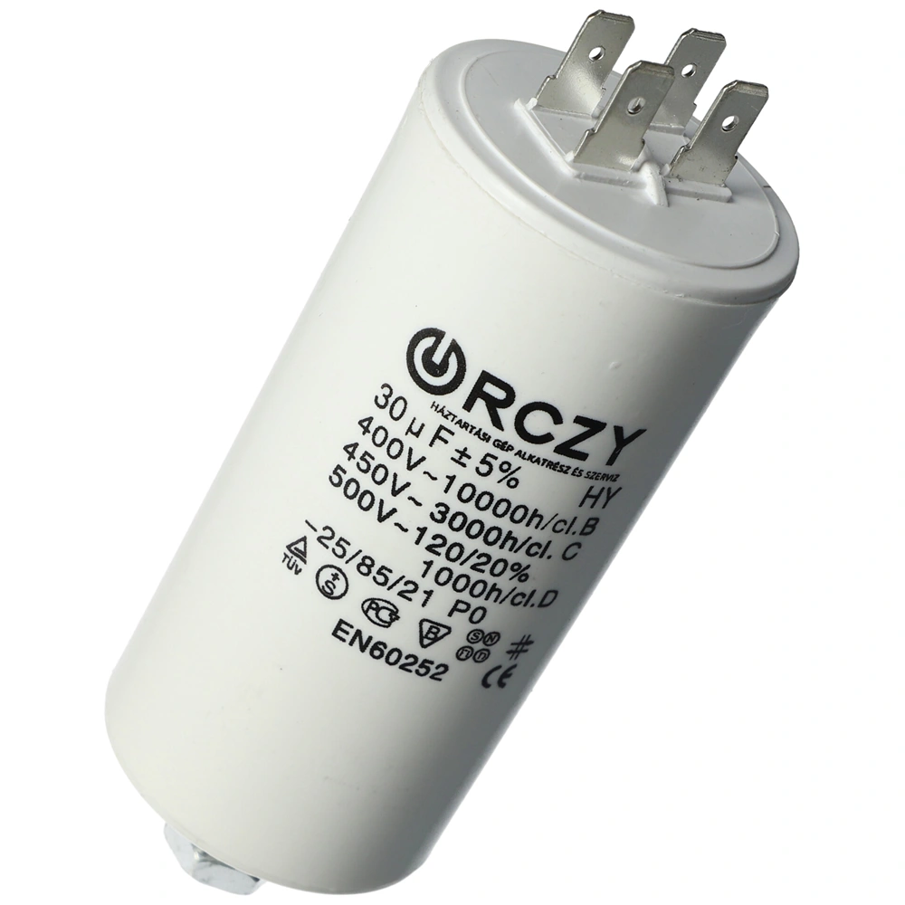 30 uF 500V Kondenzátor, sarus (univerzális)