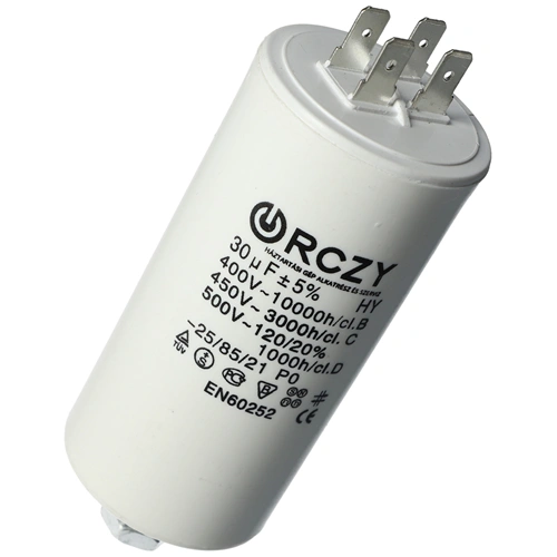 30 uF 500V Kondenzátor, sarus (univerzális)