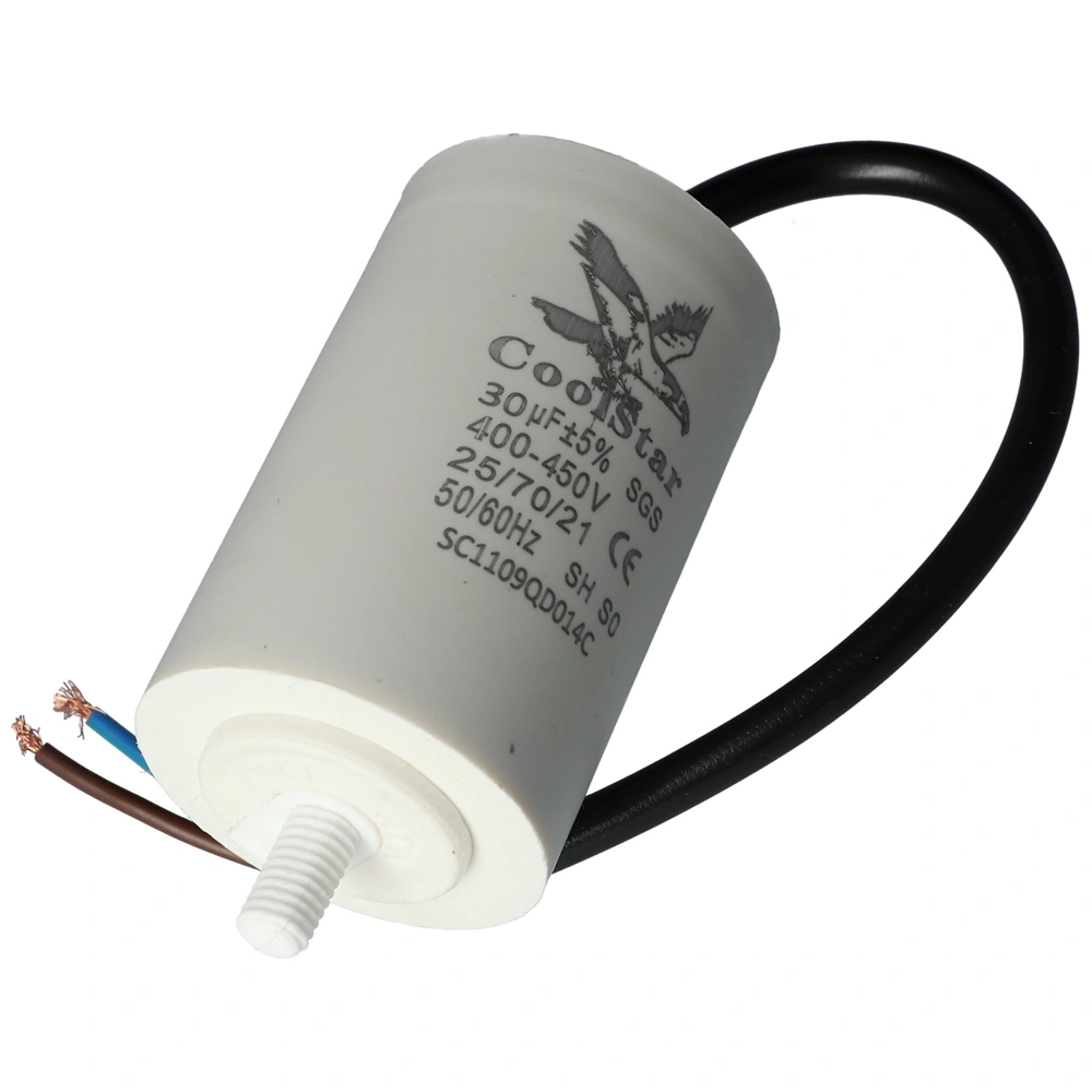 30 uF 500V Kondenzátor, vezetékes (univerzális)