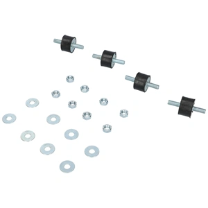 30x25 mm 50 Kg Rezgéscsillapító gumibak készlet Klímatartó konzolhoz (2EMME CLIMA)  4db/csomag