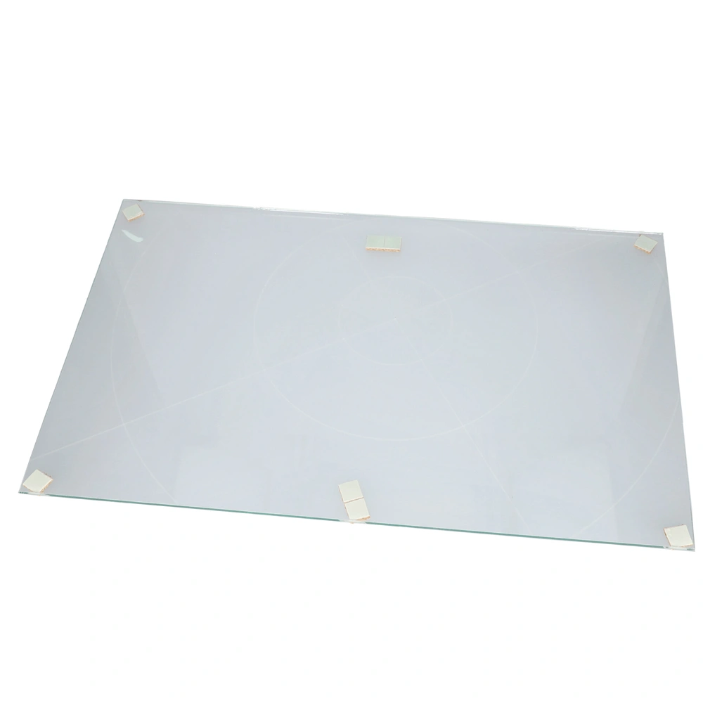 325x520x4mm Üvegpolc (zöldségtartó feletti, víztiszta, hőkezelt) GYÁRI MINŐSÉG (ESG) ZANUSSI pl.: ZKB hűtő