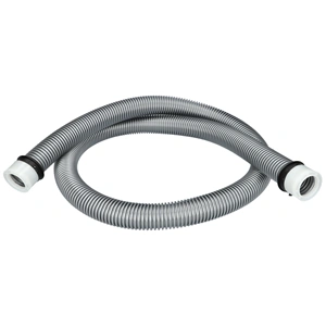 32 mm Gégecső, ezüst (univerzális) bepattanó csatlakozással 1,7m porszívó