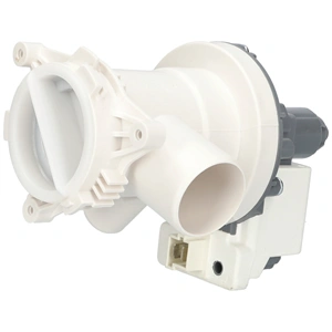 34W Szivattyú, ürítő, komplett, elől stekkeres, bajonett záras (utángyártott HANYU) BEKO mosógép