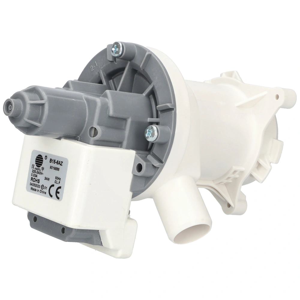 34W Szivattyú, ürítő, komplett, elől stekkeres, bajonett záras (utángyártott HANYU) BEKO mosógép