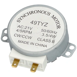 3,5-4W, 4-5 RPM 21V Motor, tányérforgató (utángyártott) (49TYZ) mikrohullámú sütő