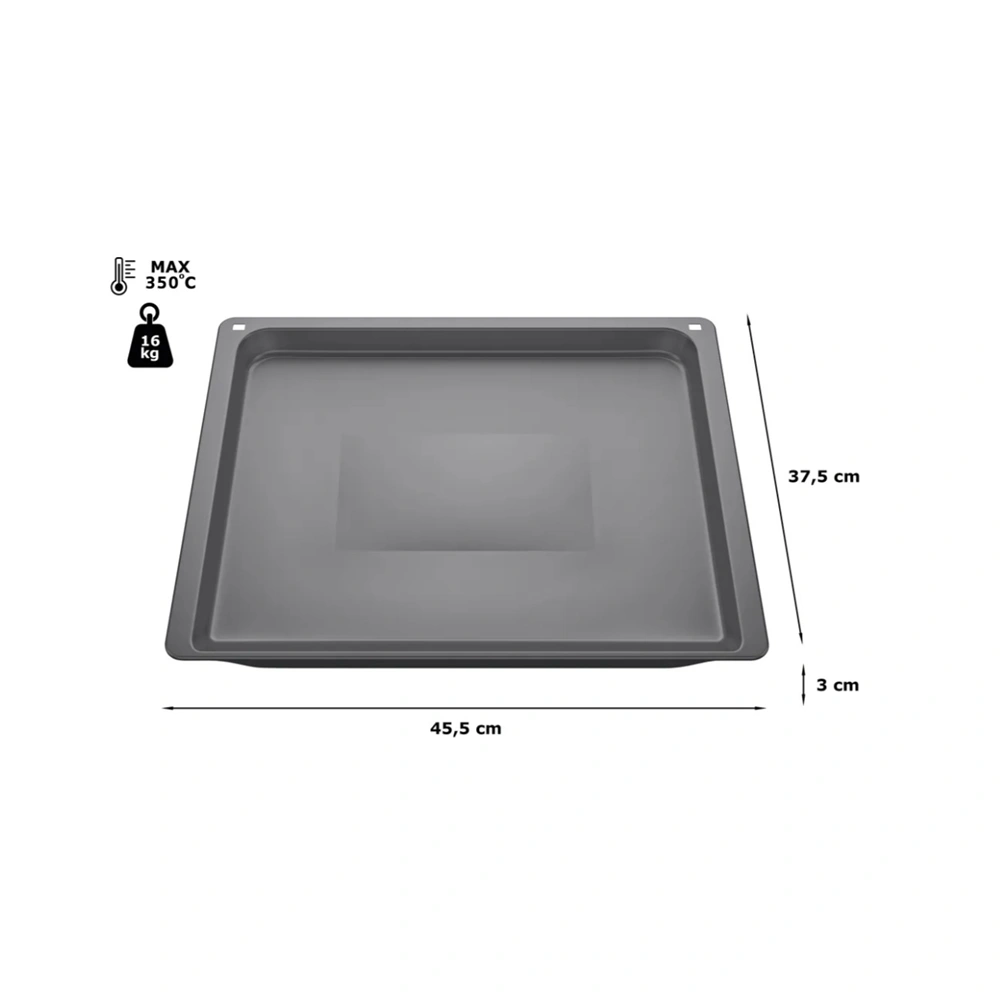 375x455x30 mm Zománcozott tepsi (eredeti) BOSCH tűzhely