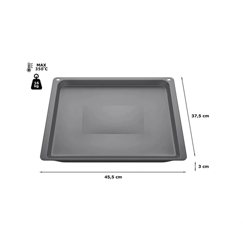 375x455x30 mm Zománcozott tepsi (eredeti) BOSCH tűzhely
