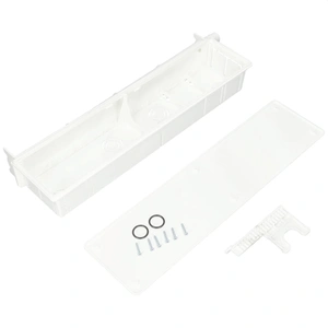 380x120x55 16/20 mm Szerelődoboz, balos kondenzvízcsővel (FREEBOX) klíma