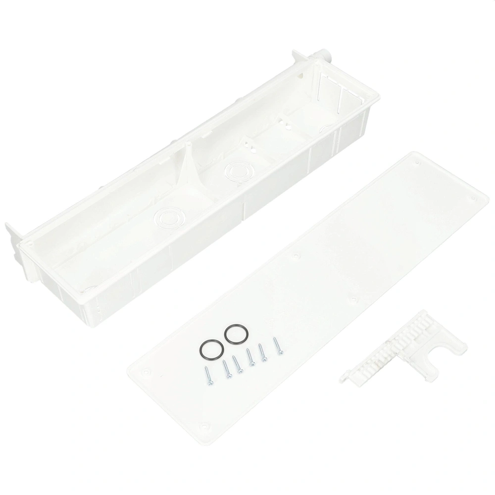 380x120x55 16/20 mm Szerelődoboz, balos kondenzvízcsővel (FREEBOX) klíma