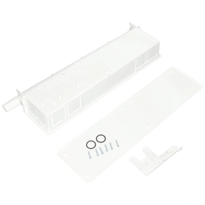 380x120x55 16/20 mm Szerelődoboz, balos kondenzvízcsővel (FREEBOX) klíma