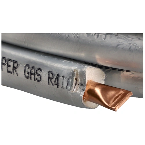 3/8" (9,52 mm) x 1 mm Alumínium kasírozott Szigetelt rézcső klímához, 25m / tekercs (Zetaesse)