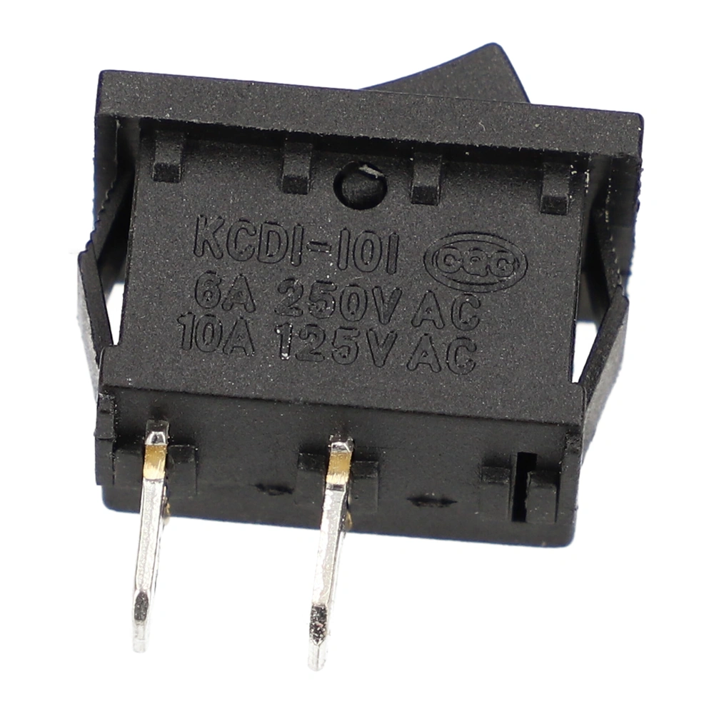 3A/250V Billenőkapcsoló, fekete, számos, kétállású ON-OFF  (univerzális)