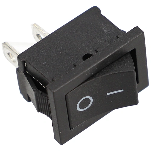 3A/250V Billenőkapcsoló, fekete, számos, kétállású ON-OFF  (univerzális)