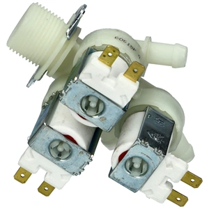 3 utas 12 mm 180° 220 V Mágnesszelep (TP) VJATKA ZANUSSI mosógép 