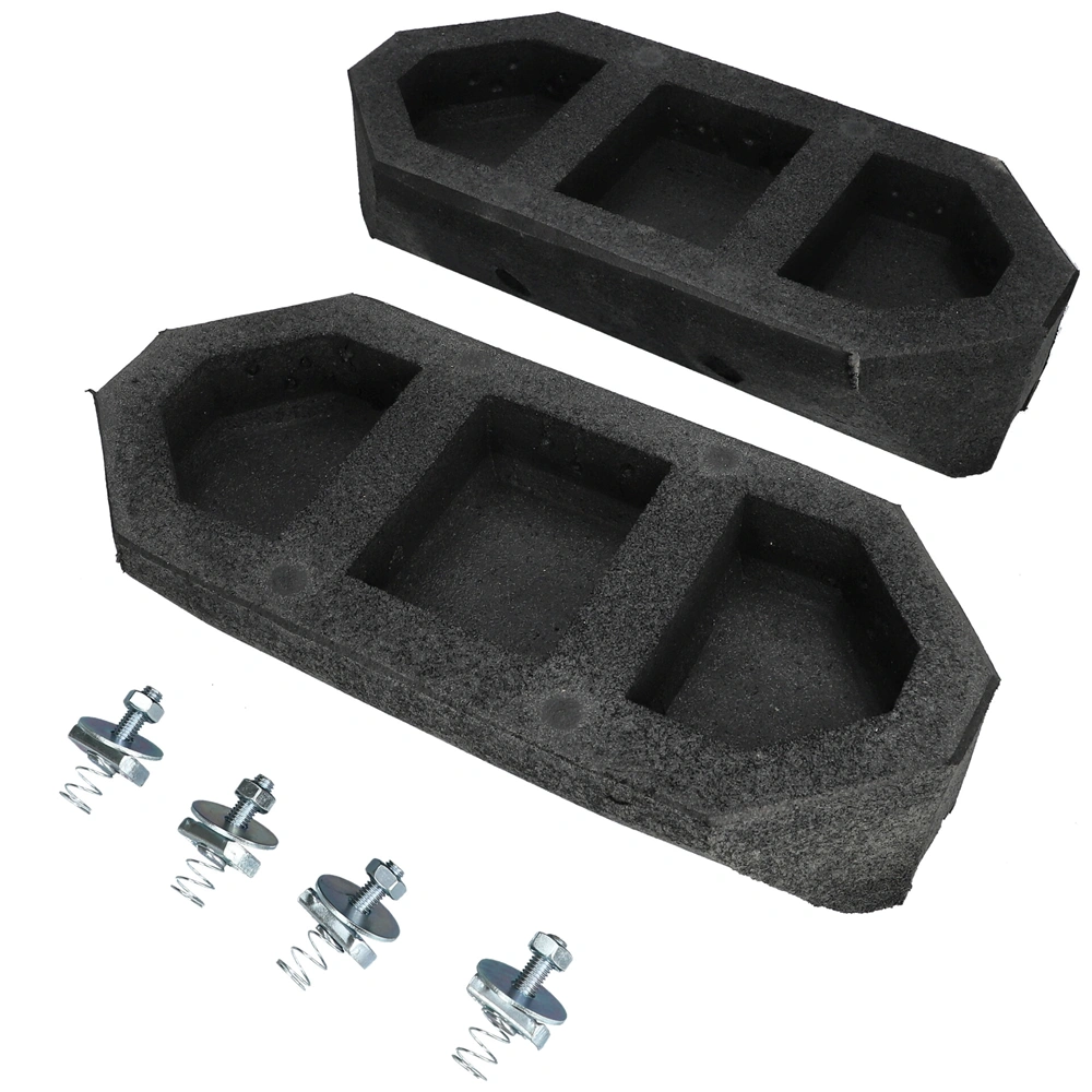 400x180x100 mm Rezgéscsillapító klímatartó talpkonzol, gumi 1cs=2db