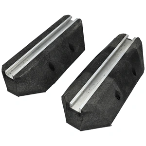 400x180x100 mm Rezgéscsillapító klímatartó talpkonzol, gumi 1cs=2db