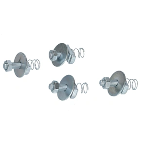 400x180x100 mm Rezgéscsillapító klímatartó talpkonzol, gumi 1cs=2db