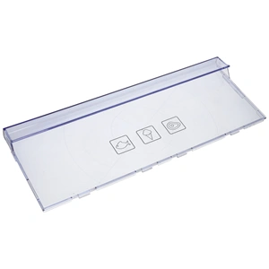 404x150x11 mm Előlap, fagyasztófiók, felső, kékes átlátszó (eredeti) BEKO hűtőgép