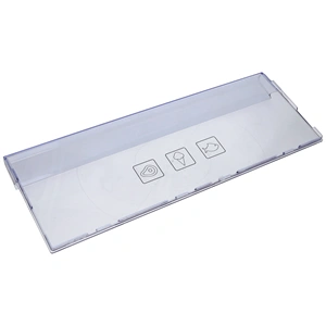 404x150x11 mm Előlap, fagyasztófiók, felső, kékes átlátszó (eredeti) BEKO hűtőgép