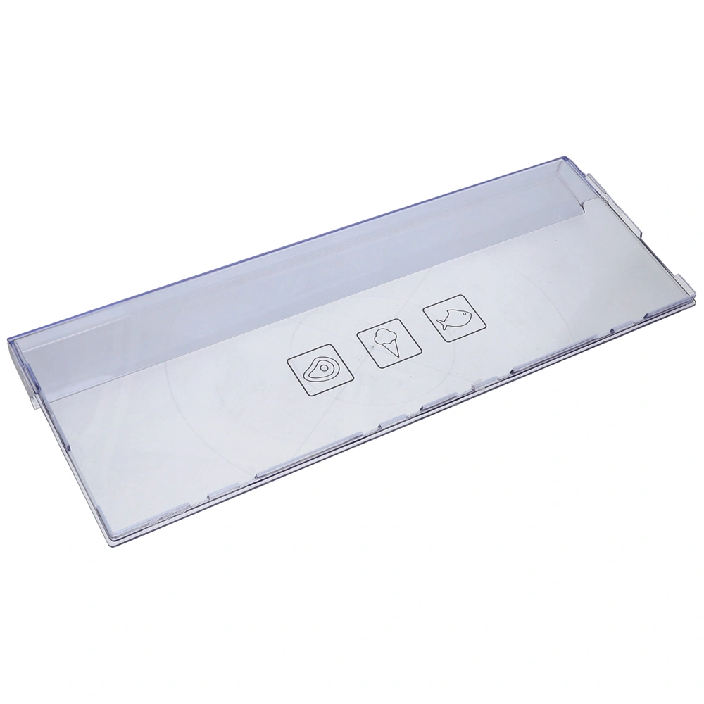 404x150x11 mm Előlap, fagyasztófiók, felső, kékes átlátszó (eredeti) BEKO hűtőgép