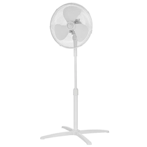 40W, álló ventilátor, állítható magasság, 3 fokozat, fehér, MIDEA FS40-21M 