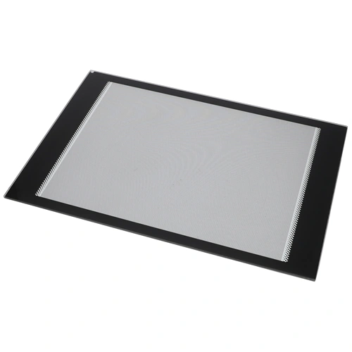 444x311 mm Üveg, sütőajtó, fekete,(eredeti) WHIRLPOOL / GORENJE tűzhely / RENDELÉSRE