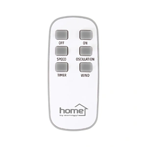 45W, 110cm oszlopventilátor, 3 fokozat, fehér, távírányító, HOME TWFR 110 / RENDELÉSRE