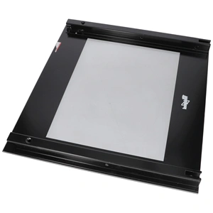 493x450 mm Üveg, ajtó, külső, fekete, (eredeti) WHIRLPOOL tűzhely / RENDELÉSRE