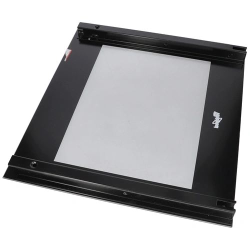 493x450 mm Üveg, ajtó, külső, fekete, (eredeti) WHIRLPOOL tűzhely / RENDELÉSRE